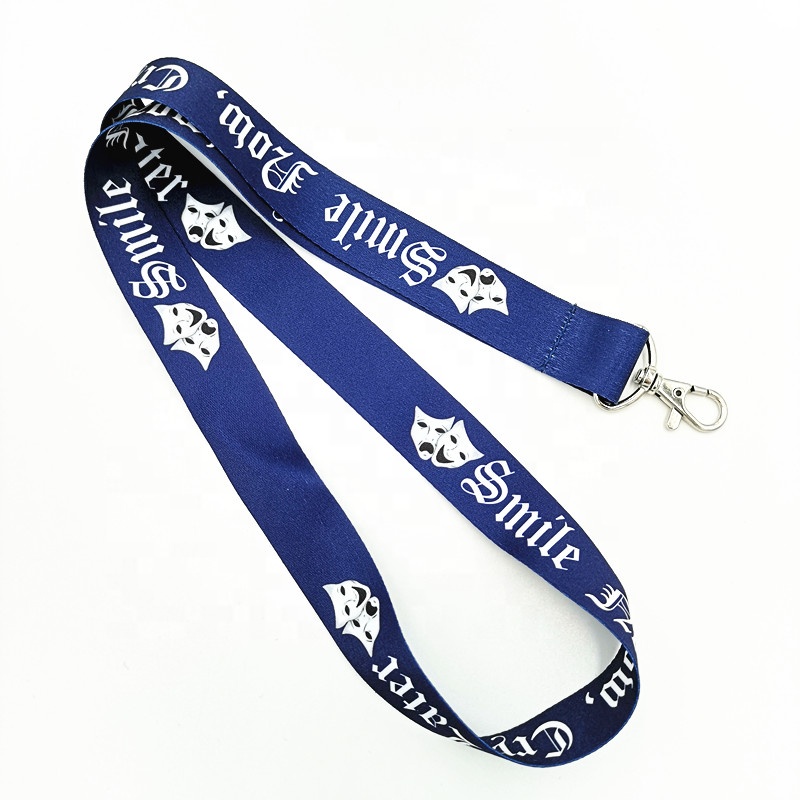 Wholesale polyester material lanyard