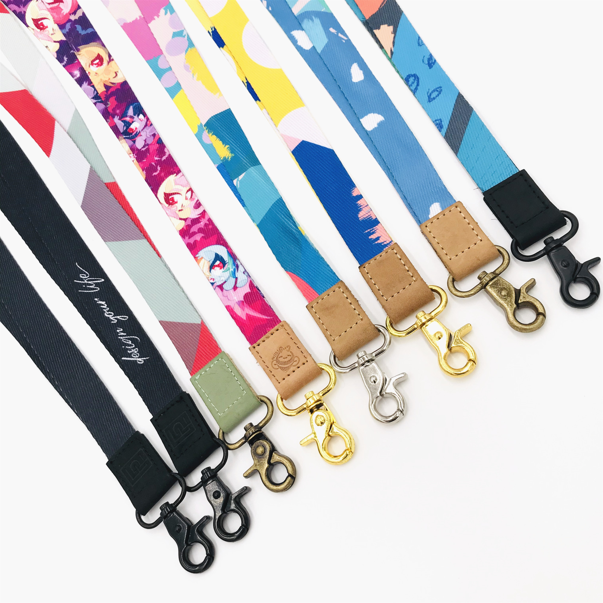 Hot selling and high quality sublimation printing polyester lanyard