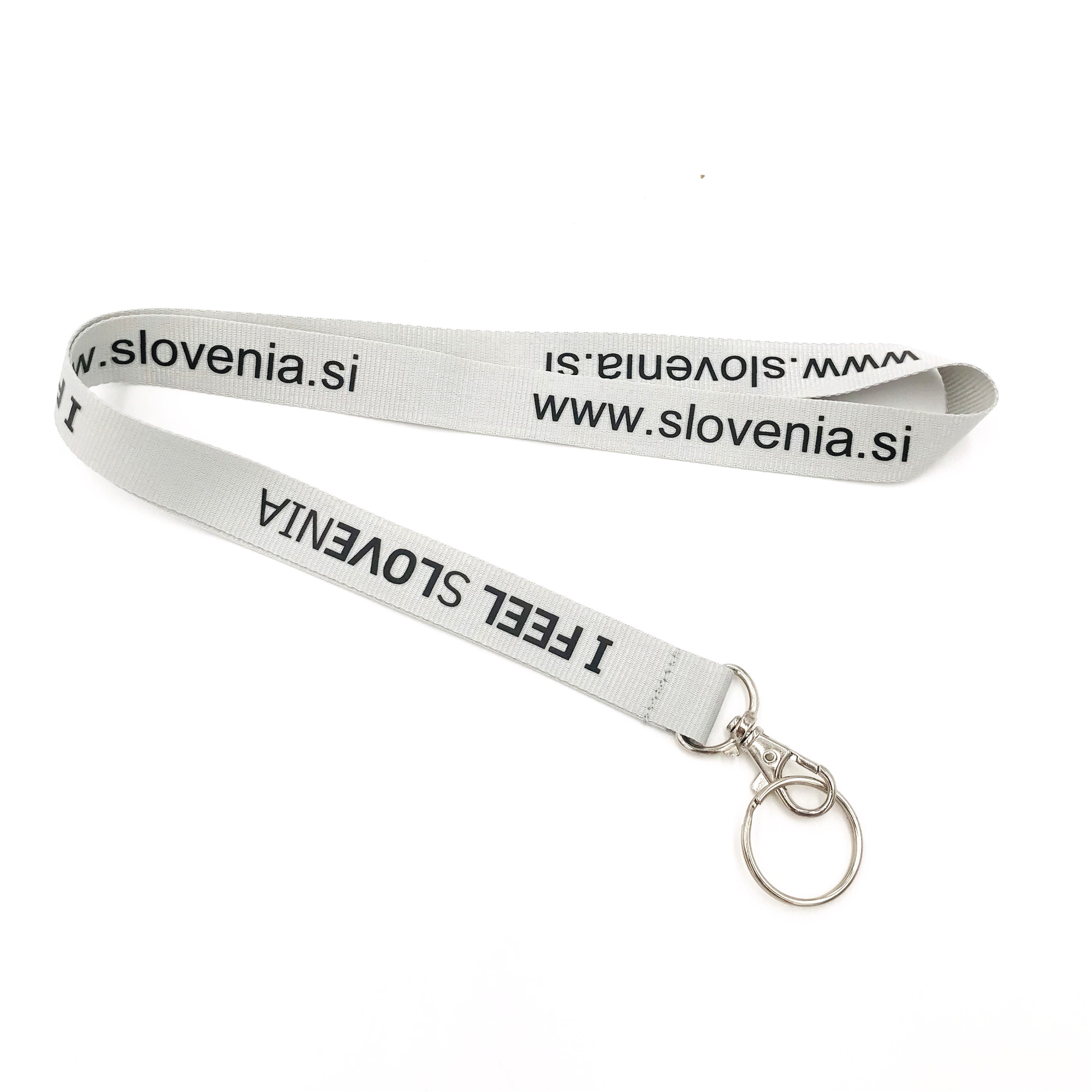 Hot sale silkscreen printing lanyards with safety clip