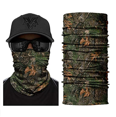 Hunting Camo Camouflage FaceMask Bandana Cooling Neck Gaiter UV Dust Protection Balaclava FaceCover for Outdoor