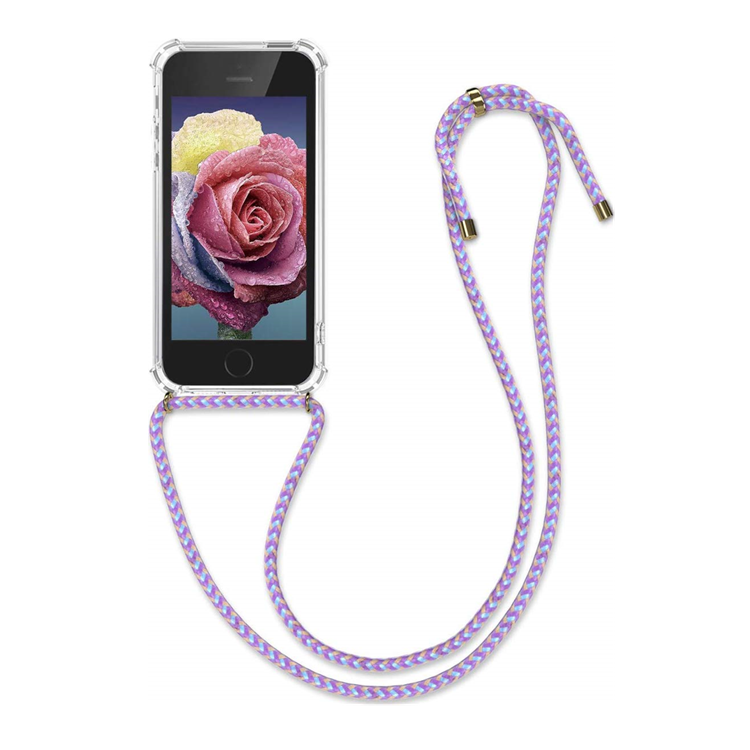 Gift and Craft Custom Rope Pink Lanyard for Mobile Phone