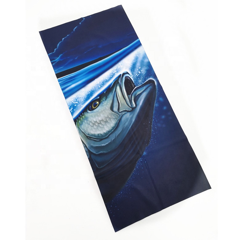 Lycra UPF50+ face bandana summer protector scarf for fishing men