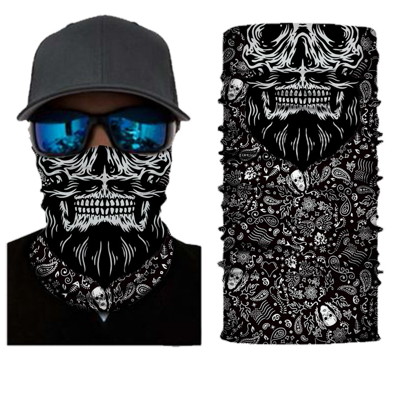 Devil designs for adult UV protection bandanas