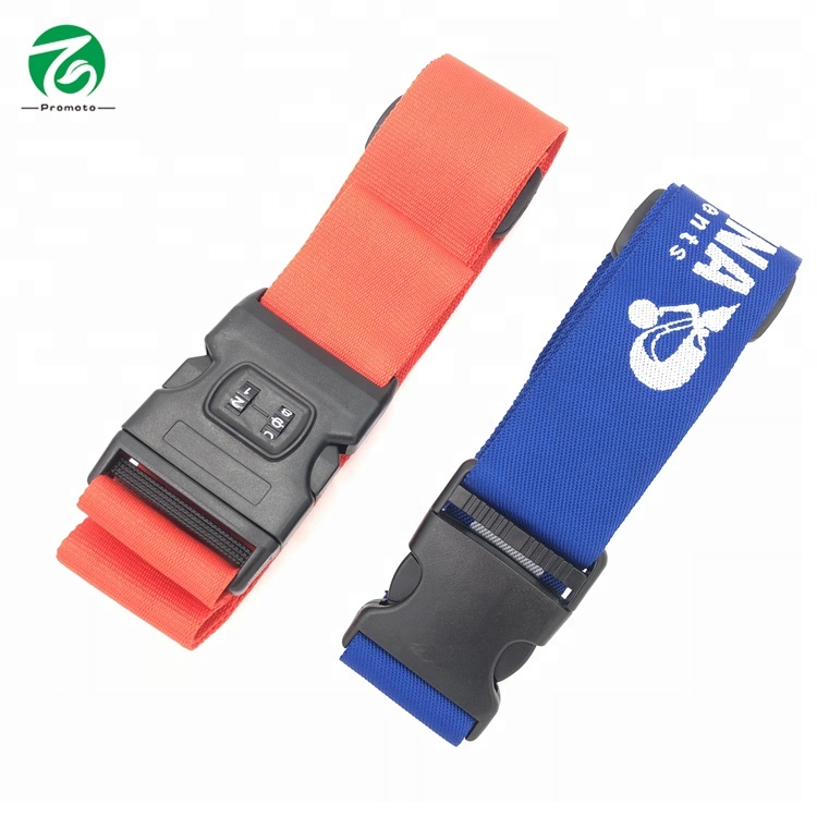 Spot Travel Suitcase Luggage Strap With Buckles Luggage Belt Strong Elastic Packing Suitcase Belt Luggage Lock