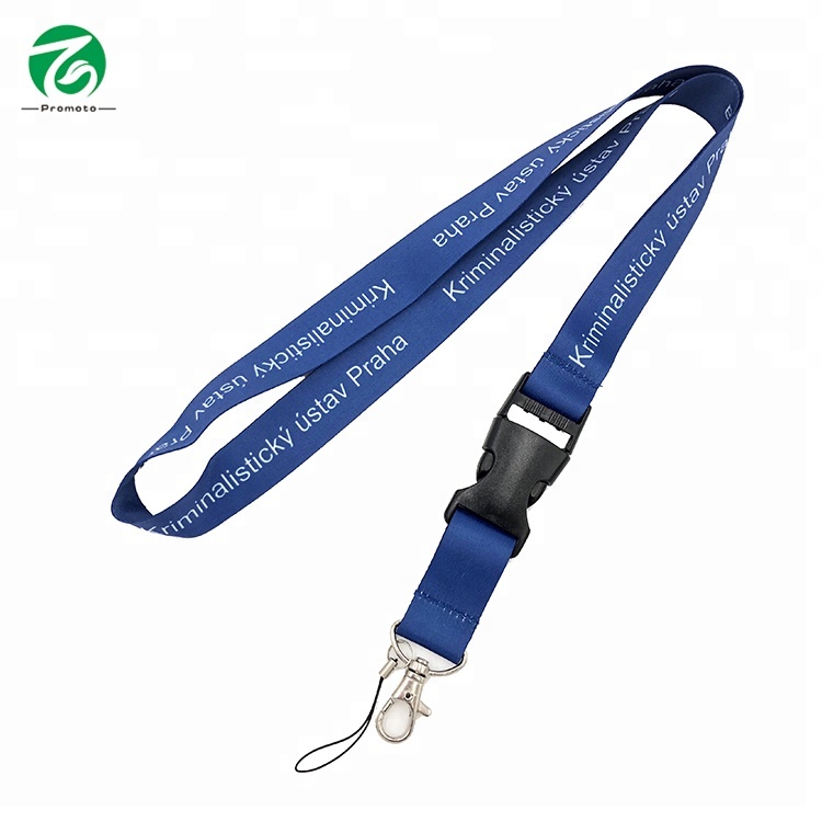 Custom sublimation lanyards cheap cost for your logo
