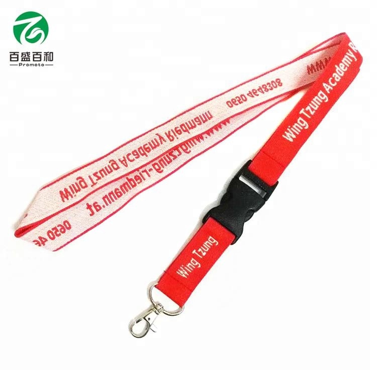 woven lanyard/neck strap/ lanyard keychain wholesale for sale