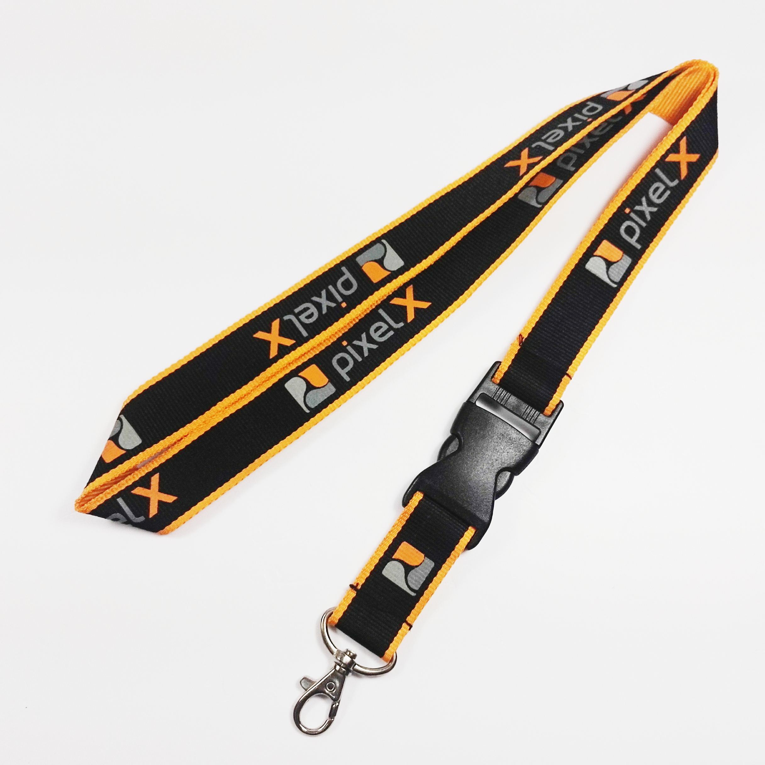 college customized polyester bulage lanyards with buckle