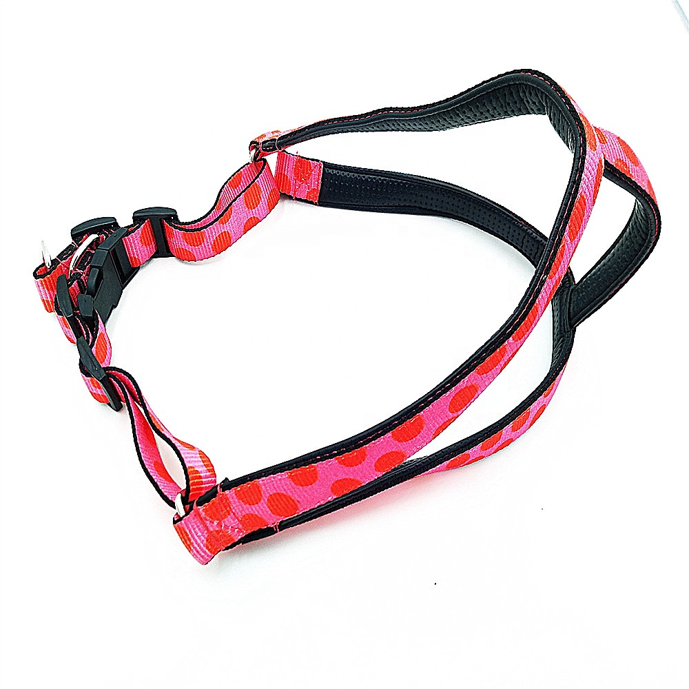Factory directly supply Flower Printed Lanyard - Print Pattern Adjustable Dog Harness For Dogs – Bison