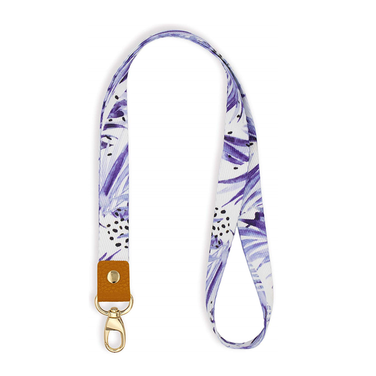 Sublimation Printing Logo and Blue Color funny lanyards