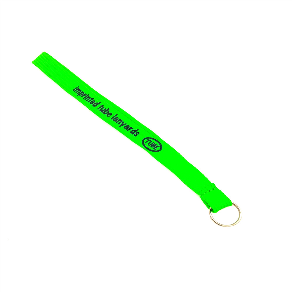 Bright Color Short Tube Polyester Lanyard With Customized Logo