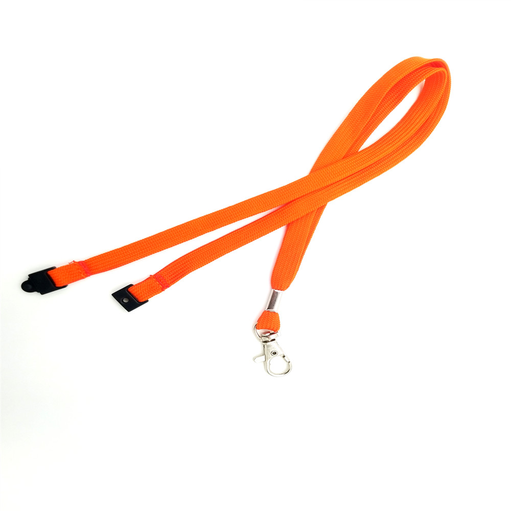 Bright Color Tube Polyester  Lanyard With Personalized Logo
