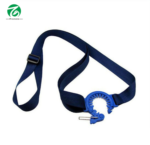 adjustable buckle silicone rubber lanyard with bottle holder