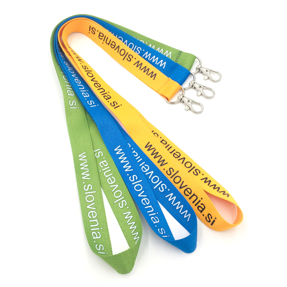 High Density Clear Silk Screen Printing Custom Logo Lanyard For Event And Exhibition