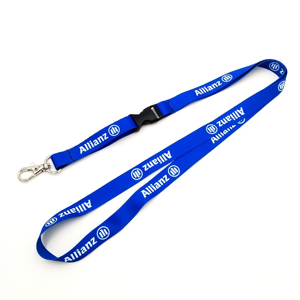 polyester material and promotion gift usage fancy sublimation lanyard/id card lanyard