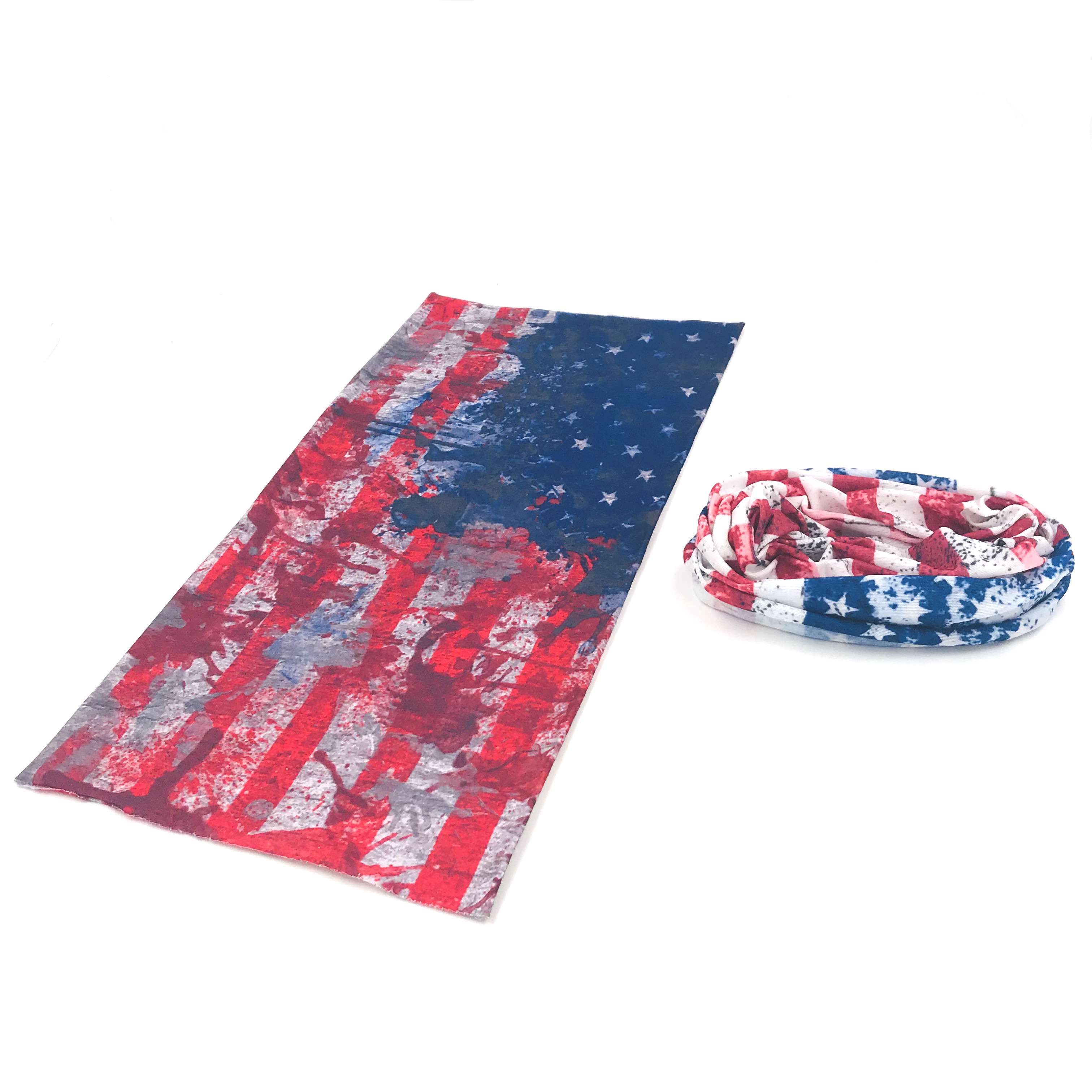 Yiwu custom USA American flag bandana face cover for fishing