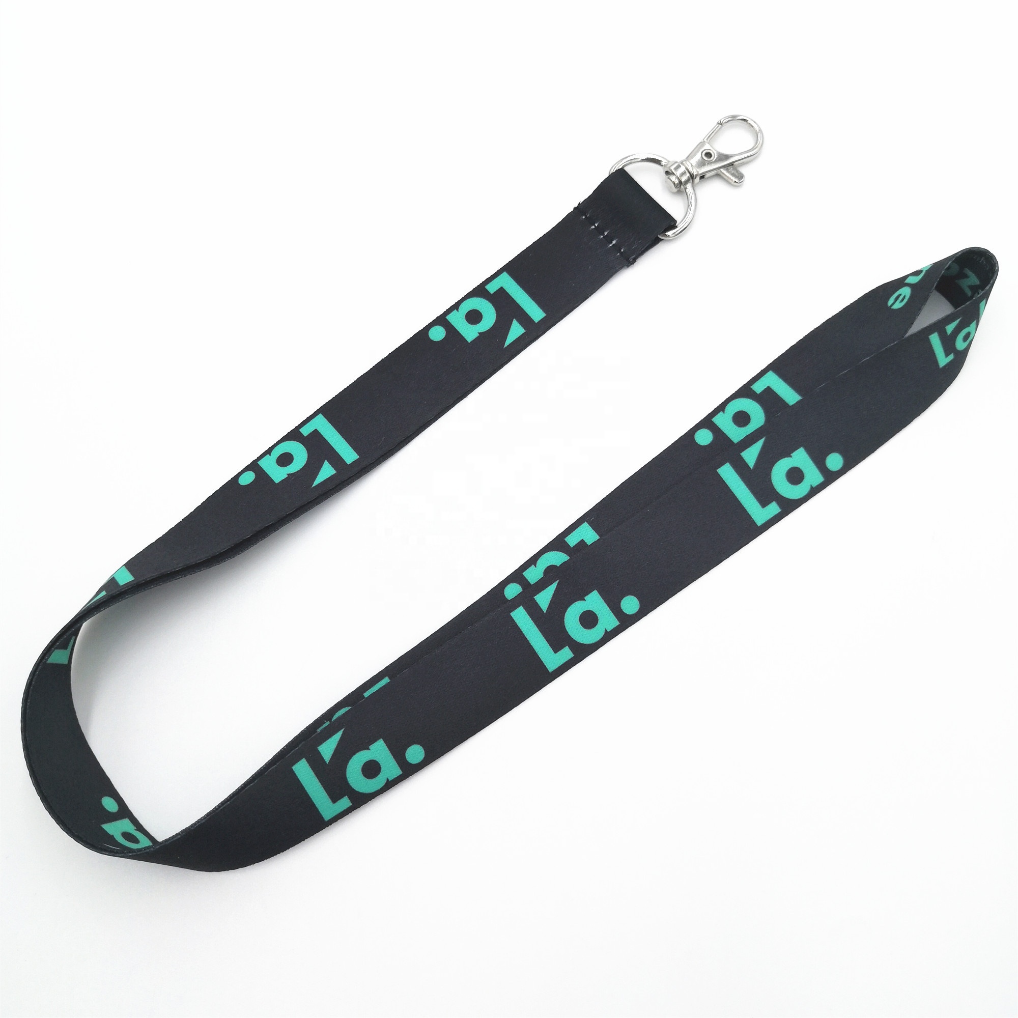 Hot selling upscale polyester heat transfer lanyard for exhibition usage